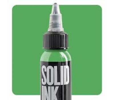 Тату пигменты с истекающим сроком годности Solid Ink "Green Apple" 30мл